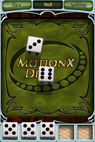 MotionX Dice